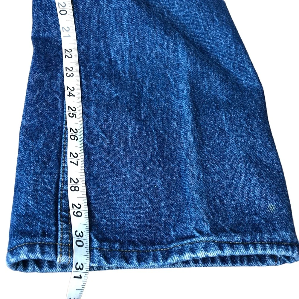 Vintage Levi’s Jeans Men’s 40x31 Relaxed Straight Leg Leather Logo Denim Classic